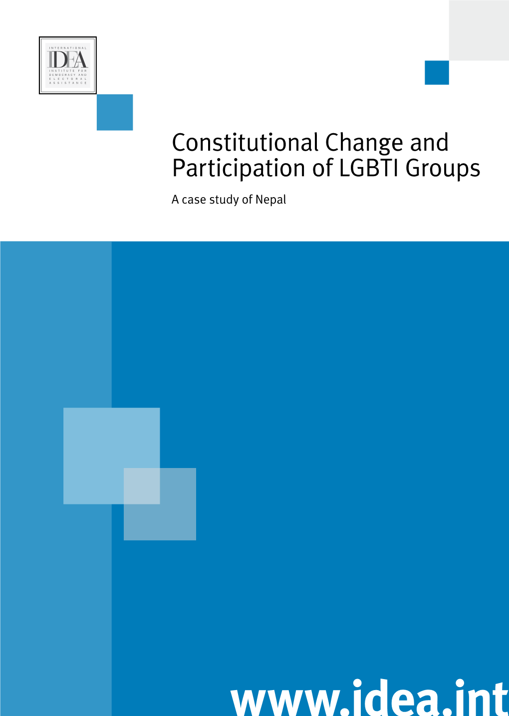 Constitutional Change and Participation of LGBTI Groups a Case Study of Nepal
