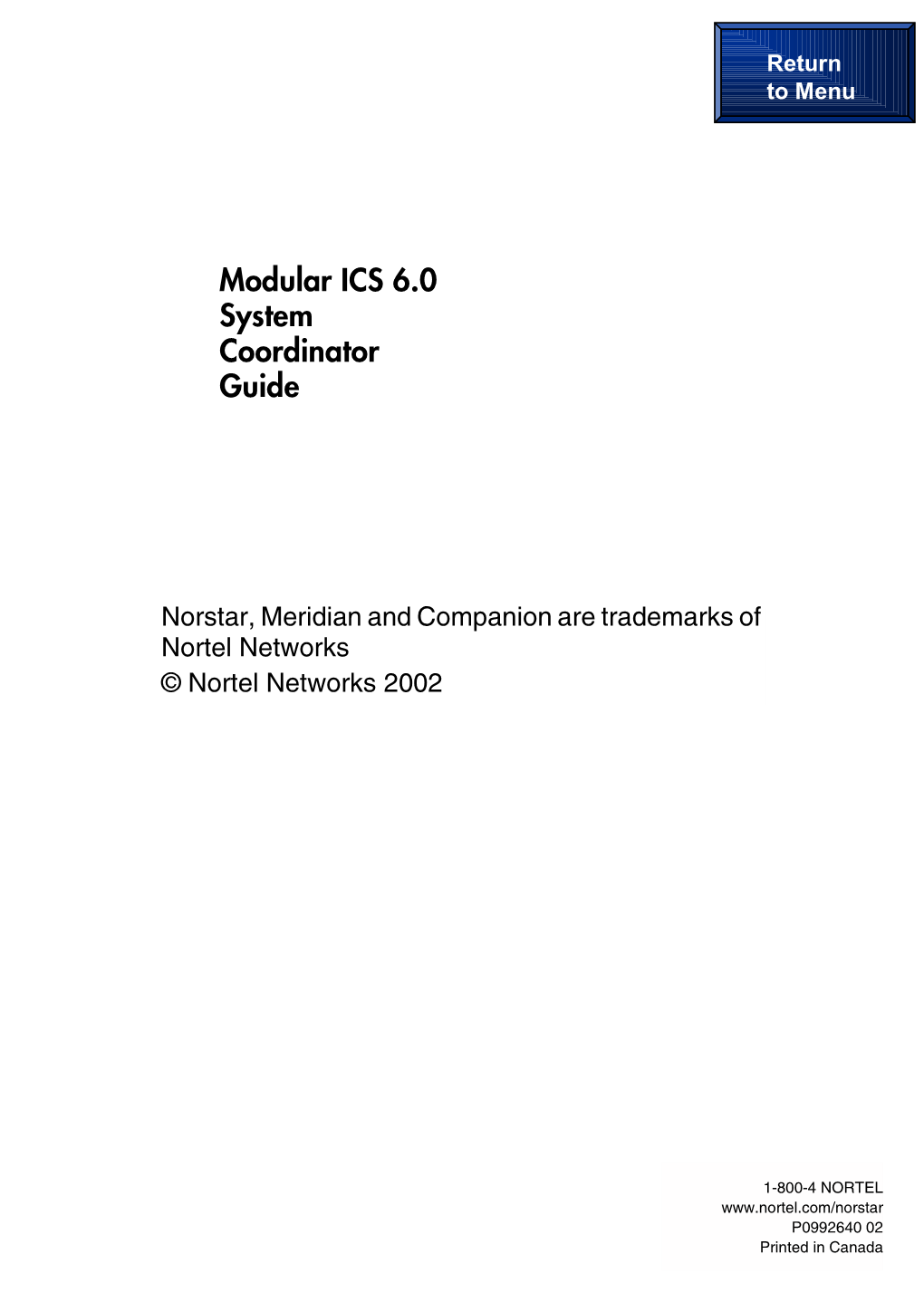 Modular ICS 6.0 System Coordinator Guide