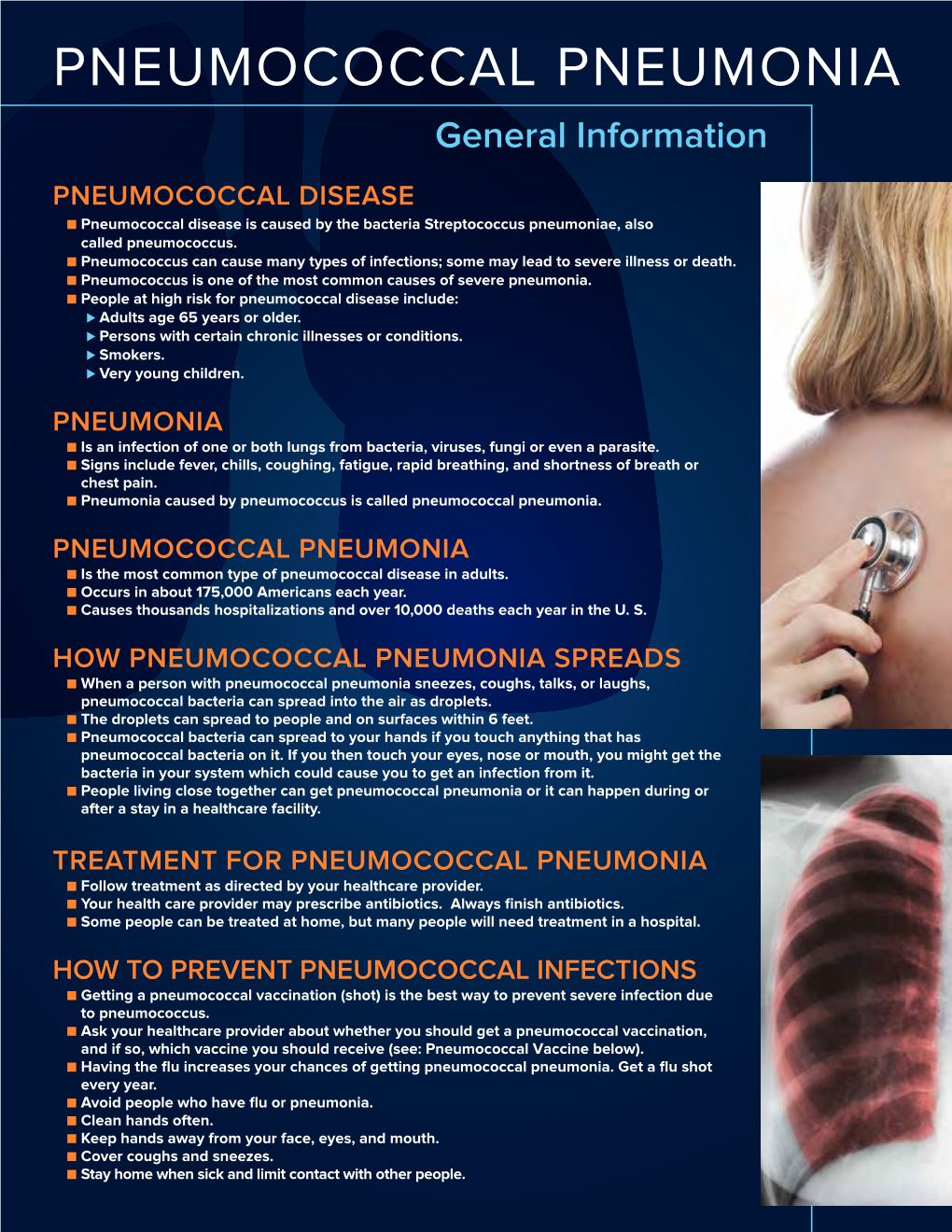 Pneumococcal Pneumonia Fact Sheet