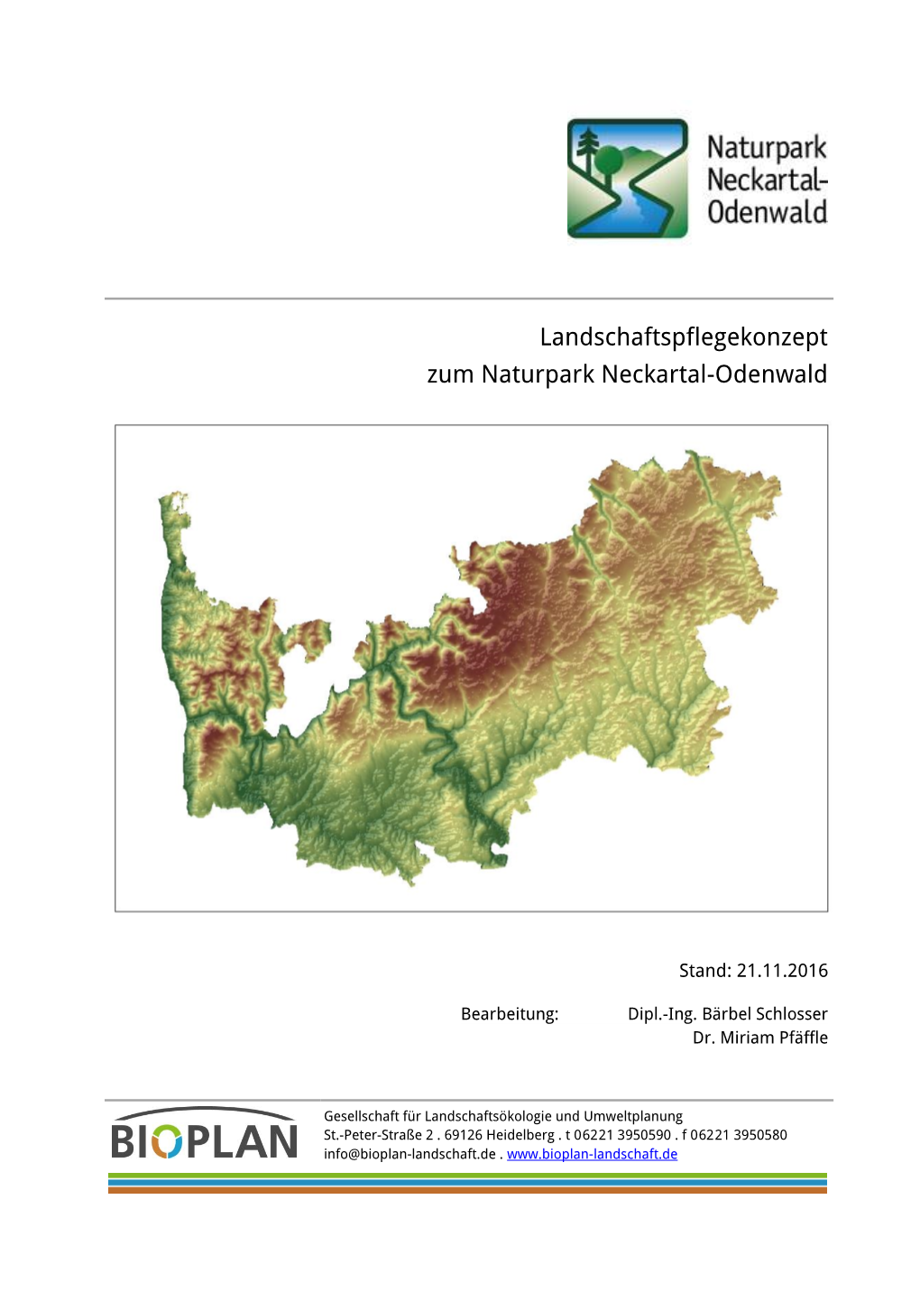 Landschaftspflegekonzept Zum Naturpark Neckartal-Odenwald