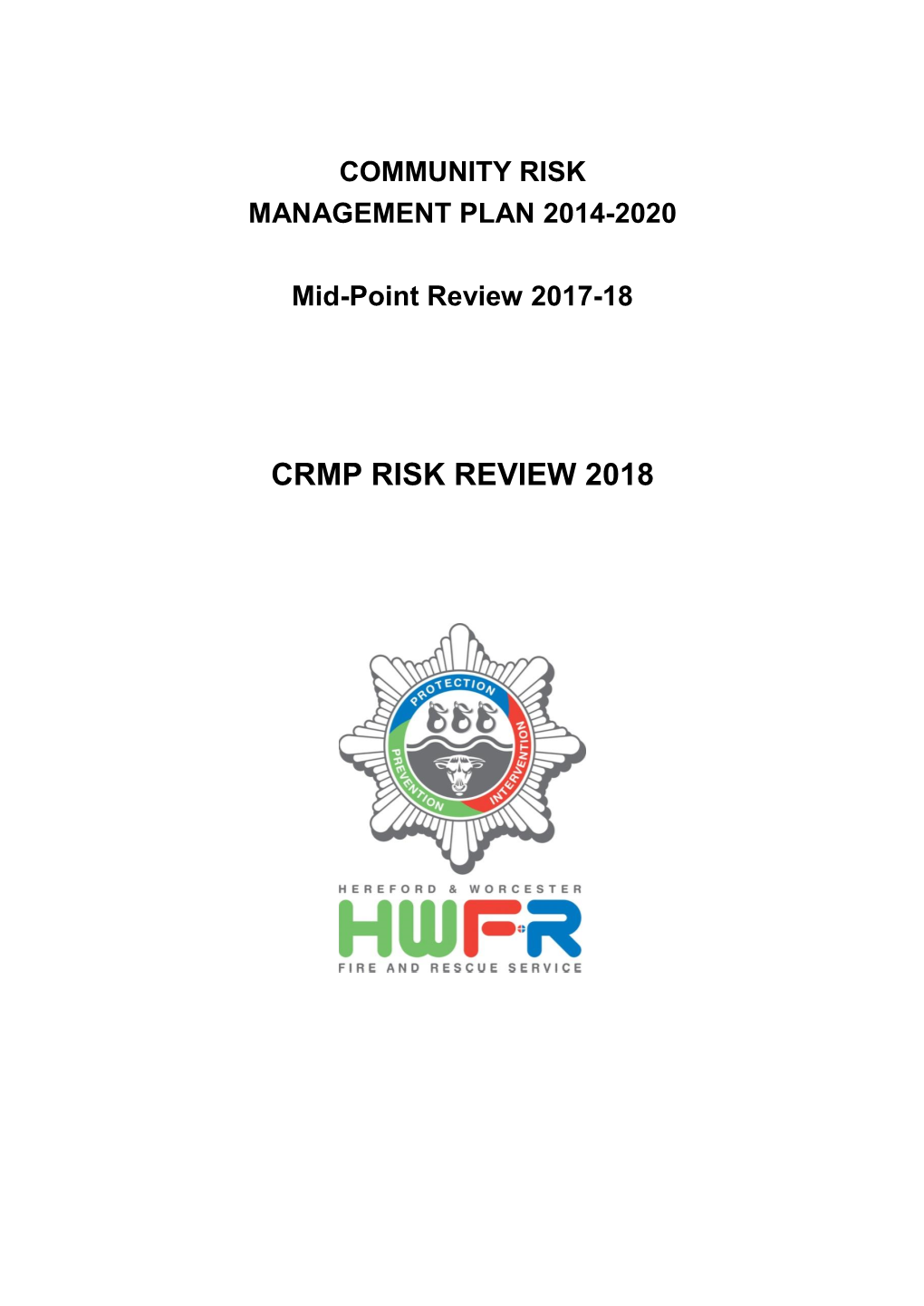 Crmp Risk Review 2018