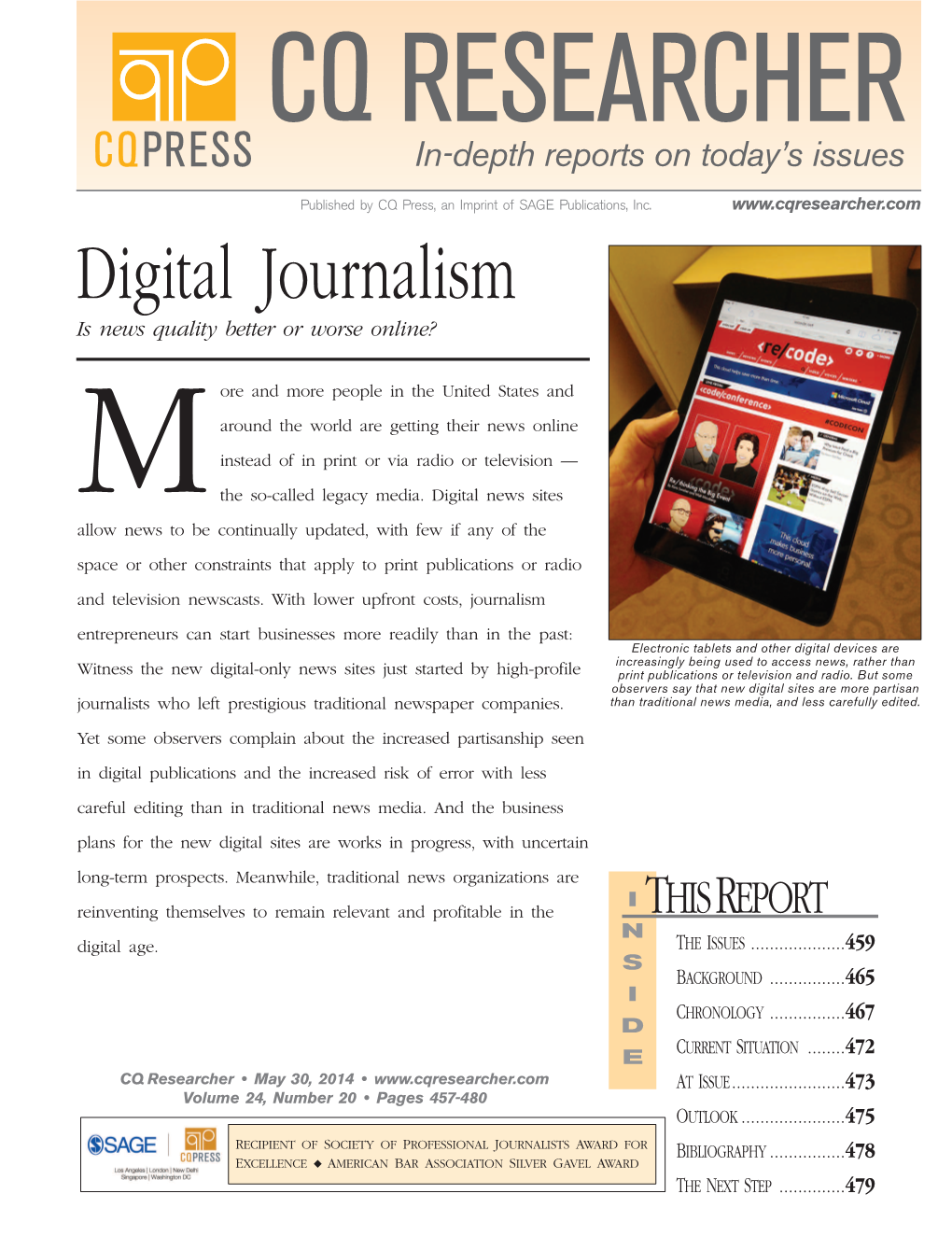 CQR Digital Journalism