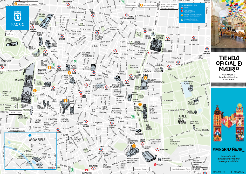 ¡Descárgate Nuestro Mapa Turístico De Madrid!