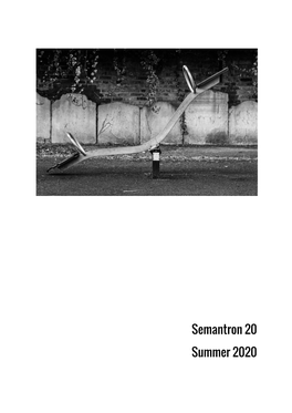 Semantron 20 Summer 2020