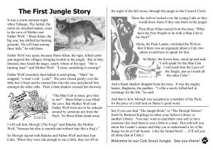 The First Jungle Story the Night of the Full Moon, Through the Jungle to the Council Circle