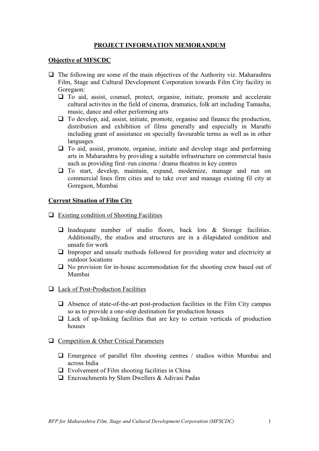 Guidelines of the Ministry of Finance