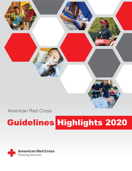 American Red Cross Guidelines Highlights 2020 Resuscitation Suite BLS, ALS, PALS