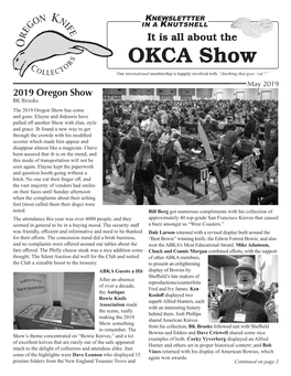 OKCA Show Our International Membership Is Happily Involved with “Anything That Goes ‘Cut’!”
