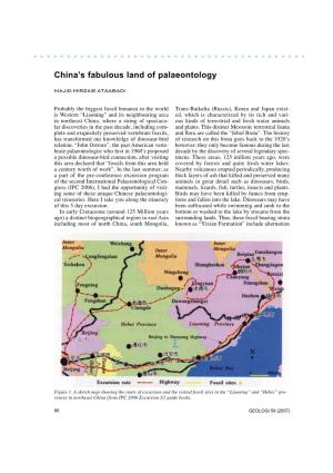 China's Fabulous Land of Palaeontology