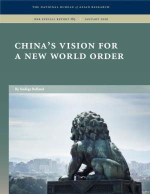 China's Vision for a New World Order