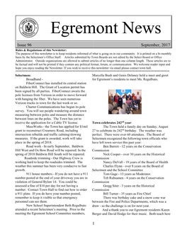 Egremont News