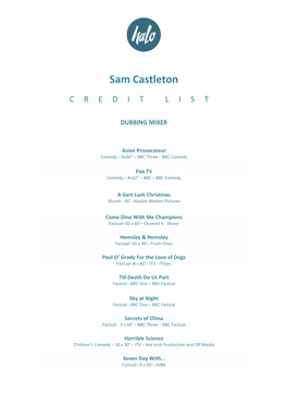 Sam Castleton