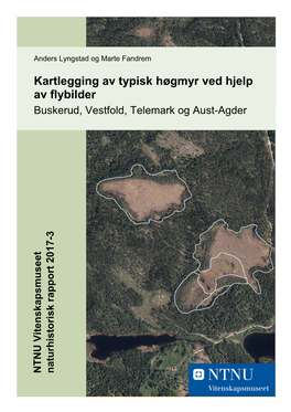 Kartlegging Av Typisk Høgmyr Ved Hjelp Av Flybilder Buskerud, Vestfold, Telemark Og Aust-Agder