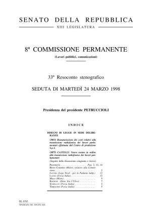 8„ Commissione Permanente