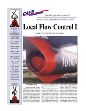 Local Flow Control I CAFE FOUNDATION by BRIEN SEELEY and the CAFE BOARD