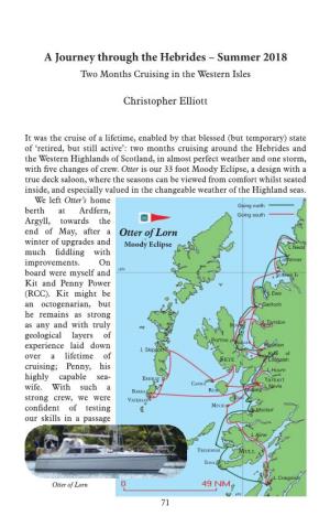 A Journey Through the Hebrides – Summer 2018 Two Months Cruising in the Western Isles