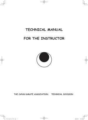 Technical Manual for the Instructor