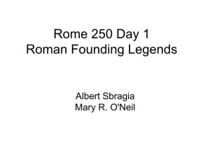 Roman Founding Legends