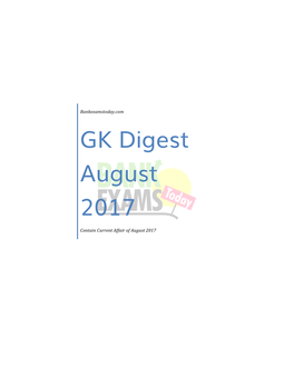 GK Digest August 2017