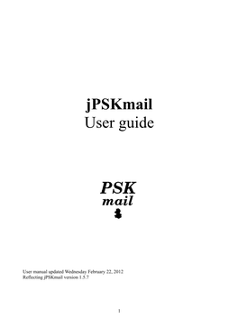 Jpskmail User Guide