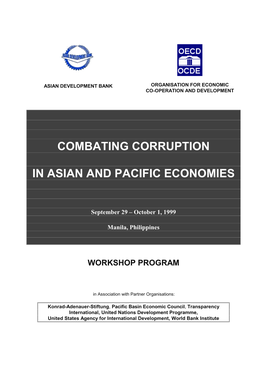 Combating Corruption in Asian and Pacific Economies 3 THEMATIC FOCUS of the WORKSHOP