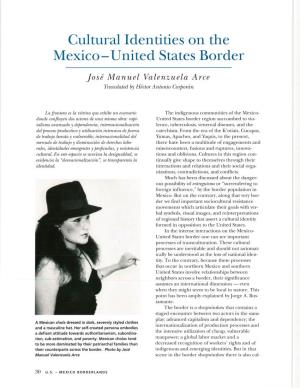 Cultural Identities on the Mexico-United States Border