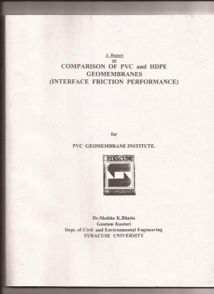 Interface Friction Performance