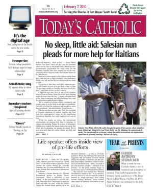 No Sleep, Little Aid: Salesian Nun Pleads for More Help for Haitians