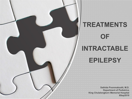 Treatments of Intractable Epilepsy