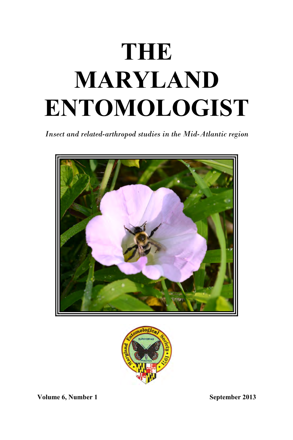 The Maryland Entomologist