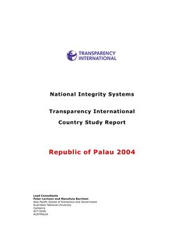 Republic of Palau 2004