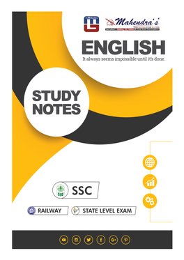 Study Notes for Ssc and State Level Exams