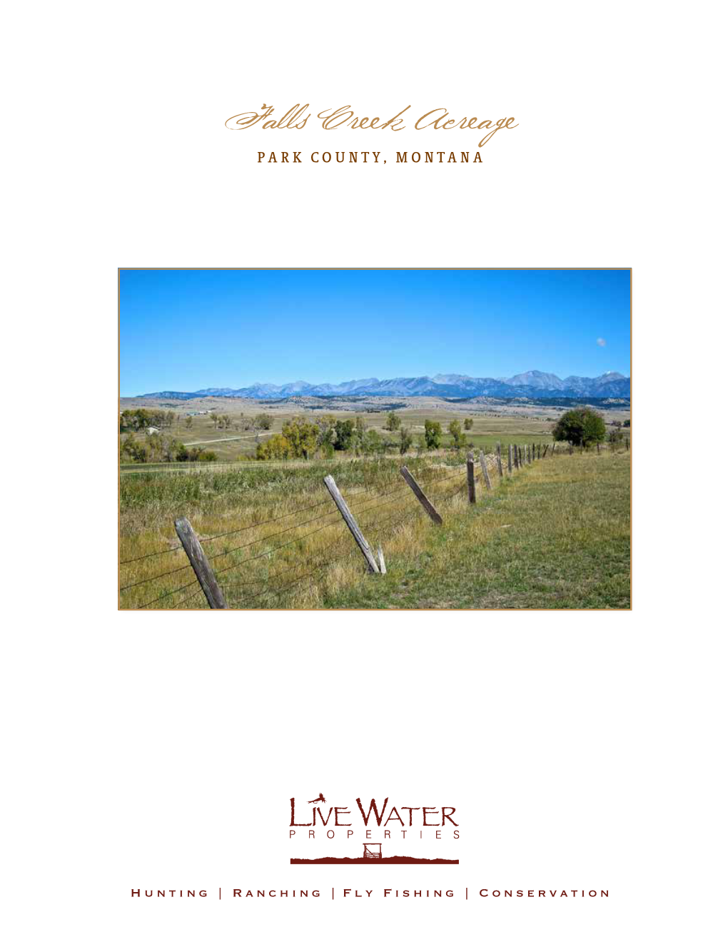 Falls Creek Acreage Represents an Exciting and Diverse Rural Offering in One of the Most Spectacular Regions of the Treasure State