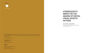 Stereoscopy's Impact on the Making of Digital Visual Effects in Films