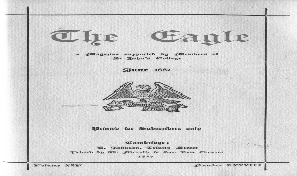 The Eagle 1887 (Easter)