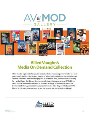 Allied Vaughn Entertainment Studio Catalog