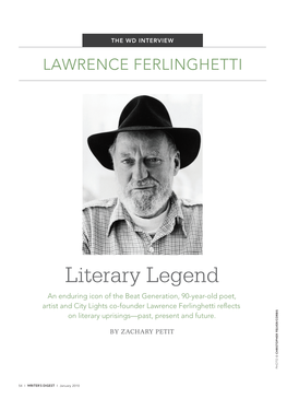 Beat Legend Lawrence Ferlinghetti