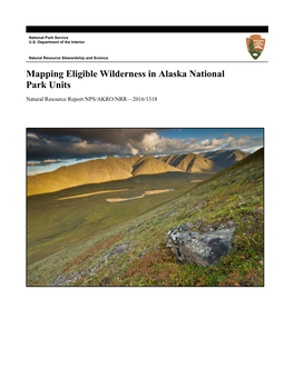 Mapping Eligible Wilderness in Alaska National Park Units