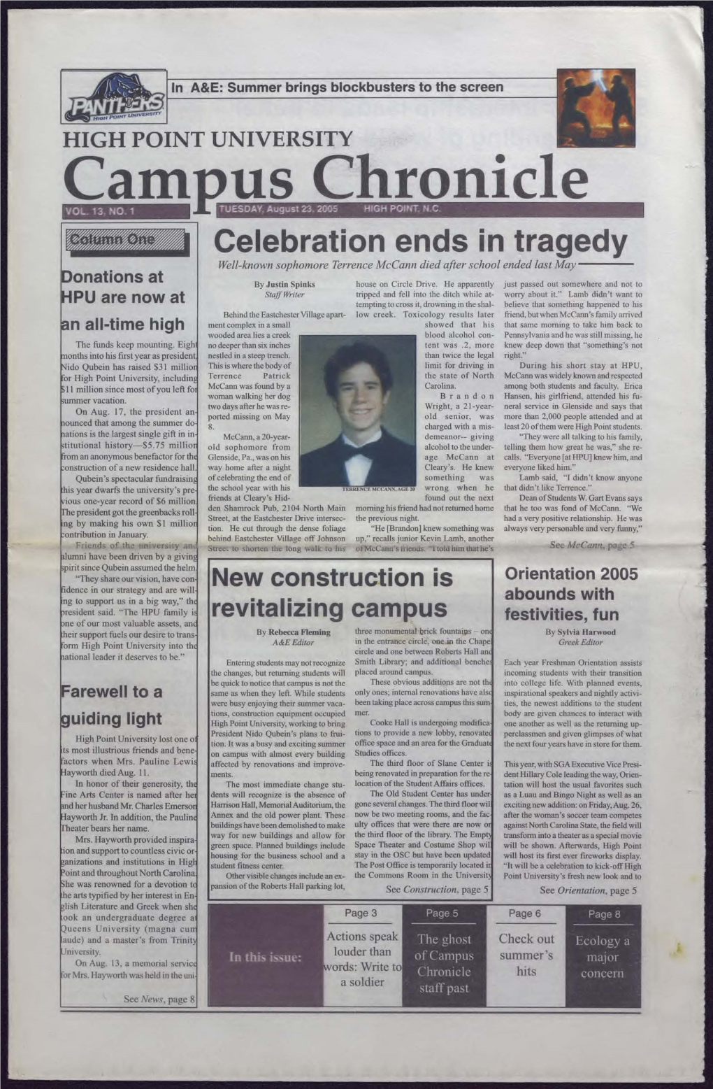 2005 Campus Chronicle Fall