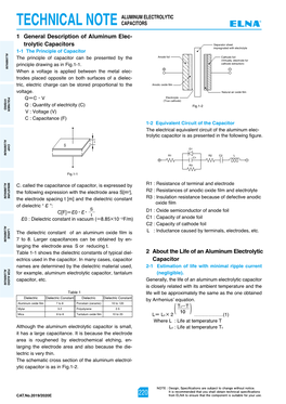 Technical Note Aluminum Electrolytic