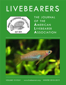 The Journal of the American Livebearer Association