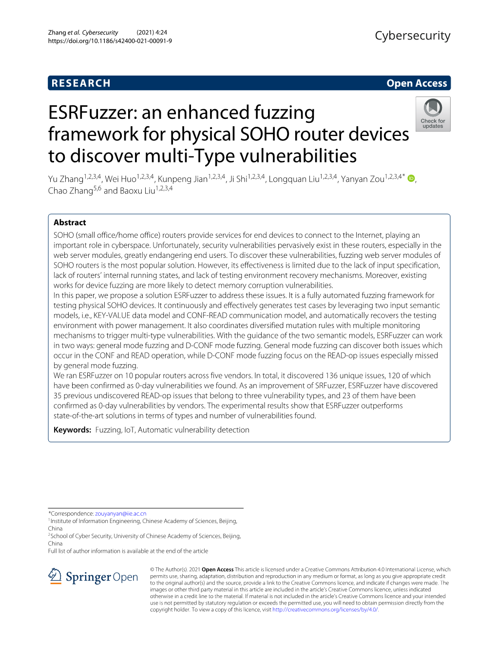 An Enhanced Fuzzing Framework for Physical SOHO Router Devices To