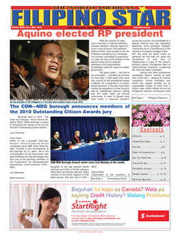 Filipino Star May 2010 Edition