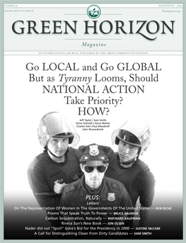 Green Horizon Quarterly