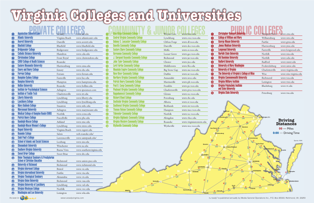 Virginia Colleges and Universities