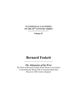 Bernard Foskett ______