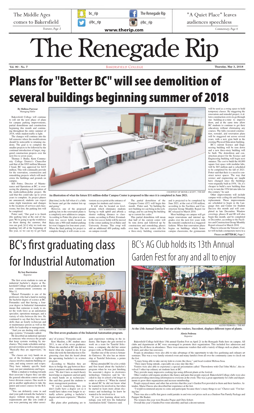"Better BC" Will See Demolition of Several Buildings Beginning Summer of 2018