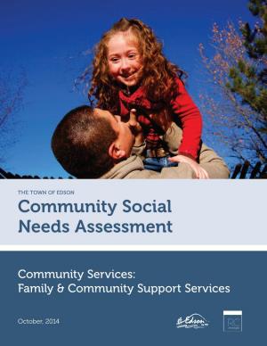 Community Social Needs Assessment