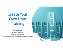 Create Your Own Lean Training