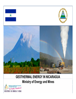 NICARAGUA Ministry of Energy and Mines